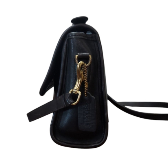 Coach Vintage Court Vintage Turnlock Shoulder Bag No 9870 Made United States - Picture 4 of 10